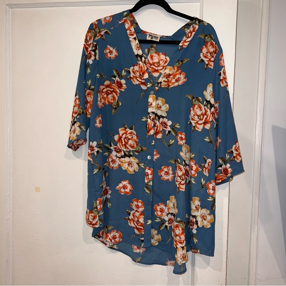 Show Me Your Mumu Button Down Tunic - RARE!!!!
